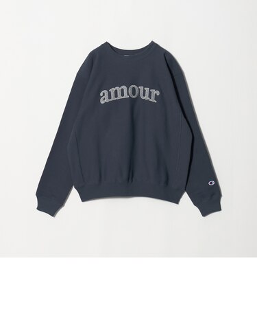 ＜CHAMPION for BEAUTY&YOUTH＞パッチ クルーネック スウェット
