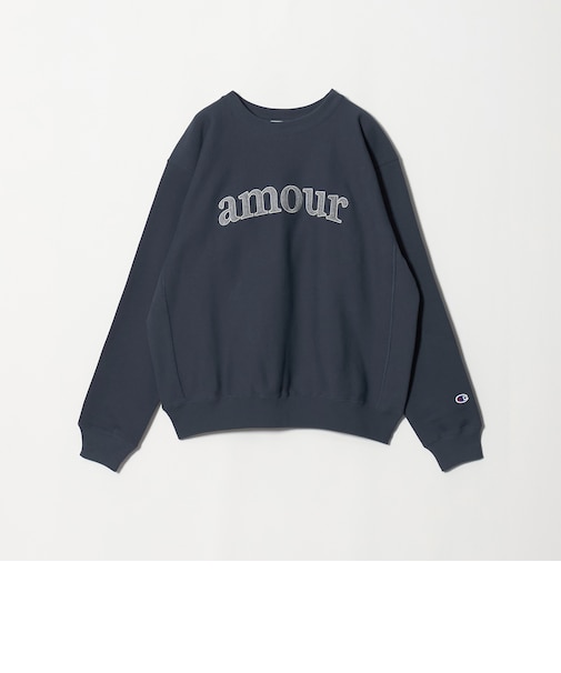 ＜CHAMPION for BEAUTY&YOUTH＞パッチ クルーネック スウェット