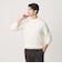 【WEB限定 WARDROBE SMART】マシーンウォッシャブル ウールミックス アゼ クルーネック