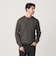 【WEB限定 WARDROBE SMART】マシーンウォッシャブル ウールミックス アゼ クルーネック
