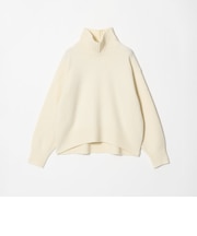 ウールカシミヤブレンド アクアタートルネックニット