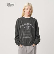 【別注】＜ST.JHONES 3RD CLUB＞PEANUTS プリント スウェット プルオーバー