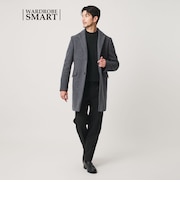 【WEB限定 WARDROBE SMART】PE メルトン チェスターコート