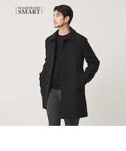 【WEB限定 WARDROBE SMART】PE メルトン バルカラーコート