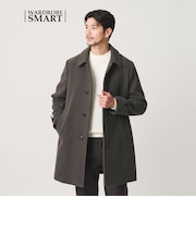 【WEB限定 WARDROBE SMART】PE メルトン バルカラーコート