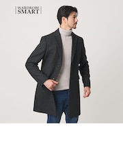 【WEB限定 WARDROBE SMART】ソフトツイード チェック チェスター コート