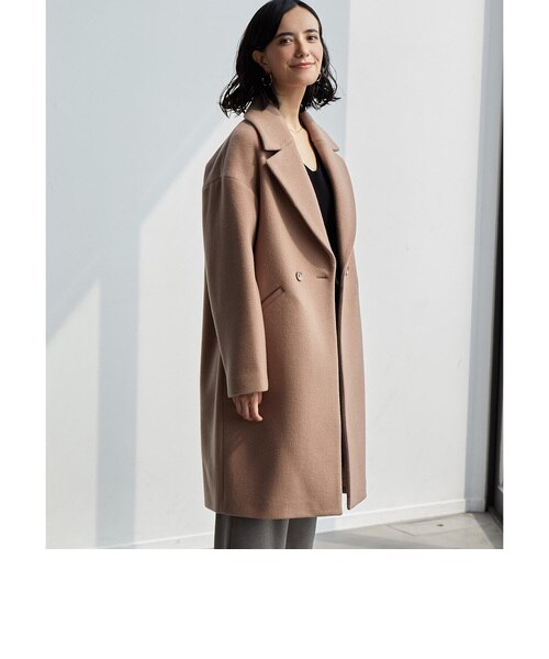 ◇KC オーバーサイズチェスターコート｜グリーンレーベル リラクシング