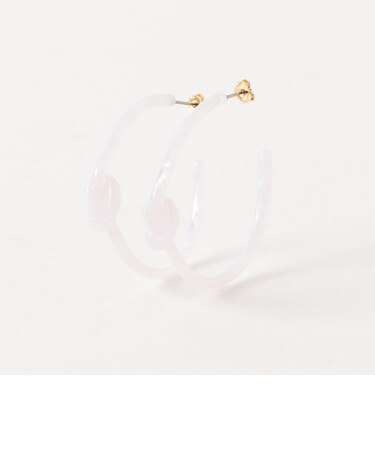 NFC マーブルフープツイストピアス