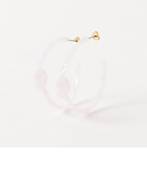 NFC マーブルフープツイストピアス