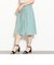 CS monableマットサテンギャザースカート