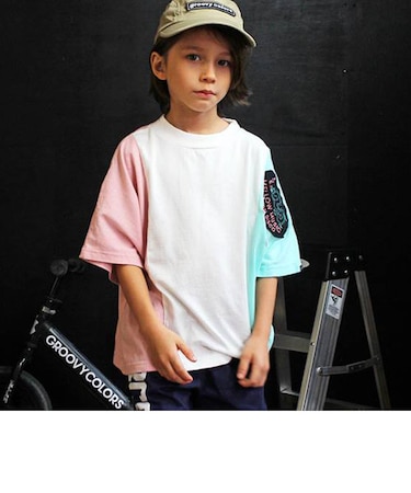 〔WEB限定〕GROOVY COLORS(グルービーカラーズ)ワッペンTシャツ
