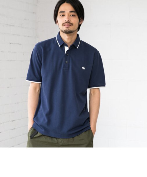 【WEB限定】SC★★D/C コンビカラー ロゴ ポロシャツ ＜吸水速乾機能・抗菌加工＞