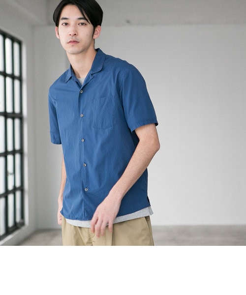 美品 Ron Herman コットン シルク オープンカラー 半袖 シャツ L Ron Herman(ロンハーマン) オープンカラーシャツ - メルカリ