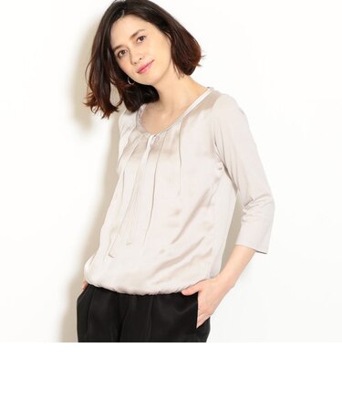 D SC ボータイ サテン カットソー