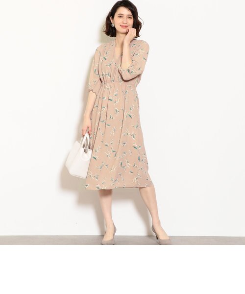 【And Couture】ギャザーVネックティアードワンピース 楽天市場】MINOTECH(R)Vネックギャザーティアードワンピース