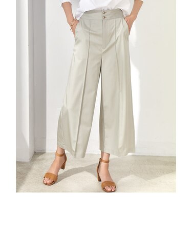 ◆KFC ラチネ ワイド クロップドパンツ