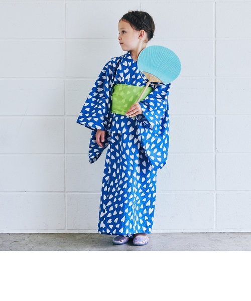 【MHTレインボー・ストーン&フィッシュプリント浴衣&MHTロゴ帯】 MHTレインボー・ストーン&フィッシュプリント浴衣&MHTロゴ帯