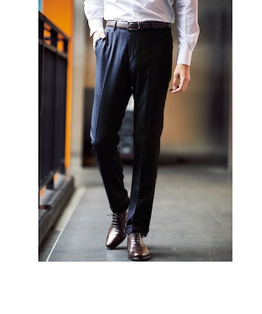 [ウォッシャブル] W/PE WSB ピンヘッド NP パンツ