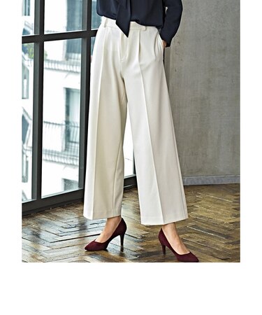 [手洗い可能/キープウォーム] ◆D ワイドパンツ