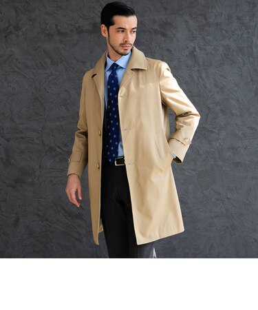 OLMETEX ギャバ ステンカラー コート ＜取り外し可能ライナー付き＞