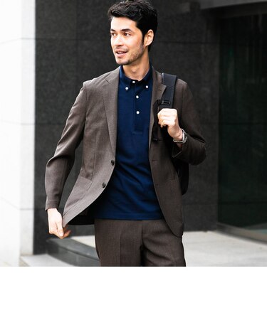 ACTIVE PLUS ピンヘッド 2ボタン NT 2PP- ジャケット<ストレッチ、防シワ、ウォッシャブル>