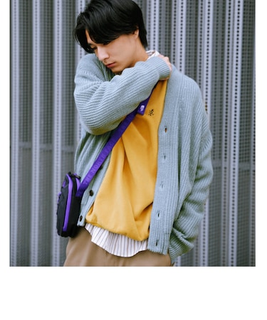 SC バルキー コットン/アクリル アゼカーディガン