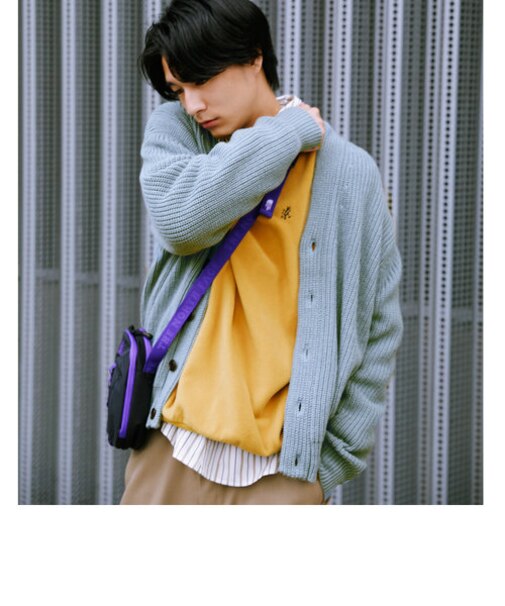 SC バルキー コットン/アクリル アゼカーディガン