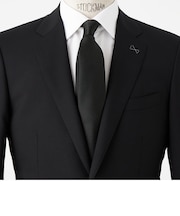 シルク 8.0cm フォーマル サテン ソリッド ネクタイ