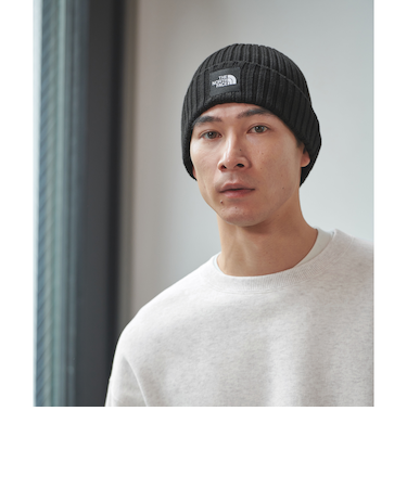 ＜THE NORTH FACE＞ロゴ ビーニー