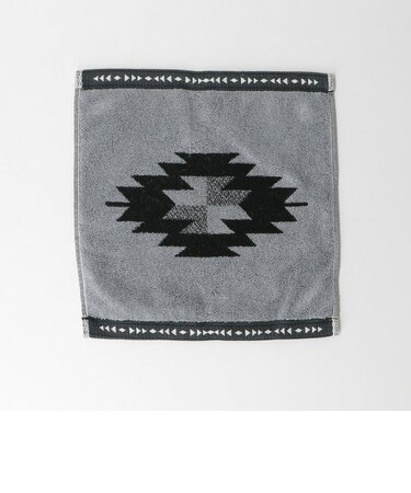 ＜green label relaxing＞ ネイティブ柄 タオルハンカチ