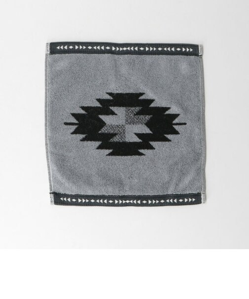 ＜green label relaxing＞ ネイティブ柄 タオルハンカチ