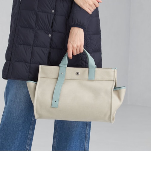 ＜H.V.F.N(エイチ ヴィ エフ エヌ)＞ LUNA MID キャンバス トートバッグ