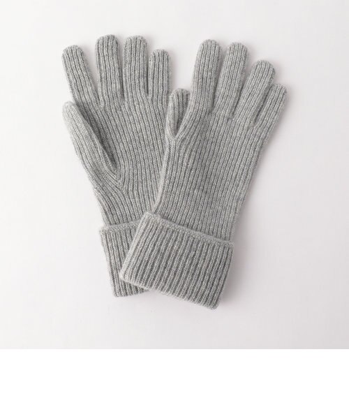 JOHNSTONS（ジョンストンズ）＞カシミヤニットリブグローブ