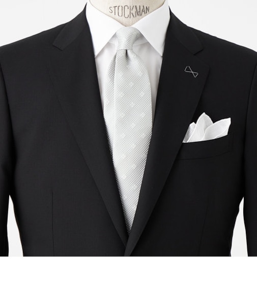 GLR シルク フォーマル 8.0cm 小紋 ネクタイ