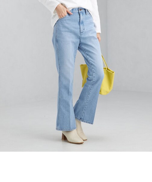 【別注】＜ Wrangler (ラングラー) ＞ フレア デニム パンツ