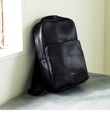 シボ レザーライク バックパック