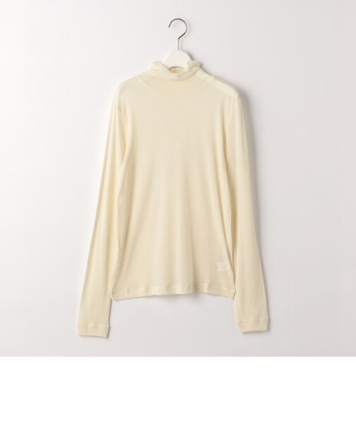 シアー フライス タートル プルオーバー カットソー