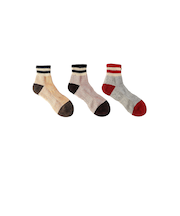 GLR クオーター 3P ソックス