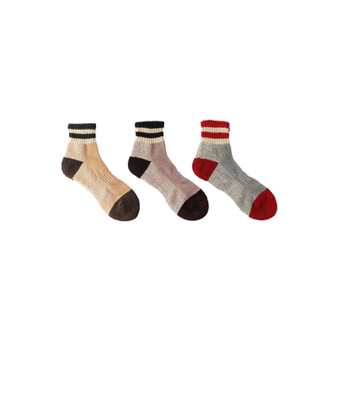 GLR クオーター 3P ソックス