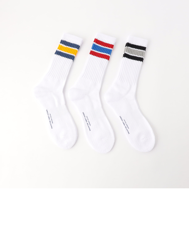 GLR クルー 3P ソックス