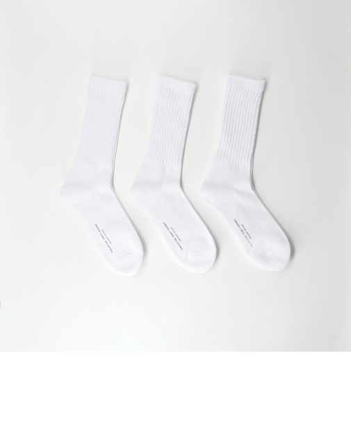 GLR クルー 3P ソックス