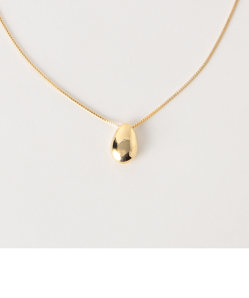 ドロップメタル スライドネックレス