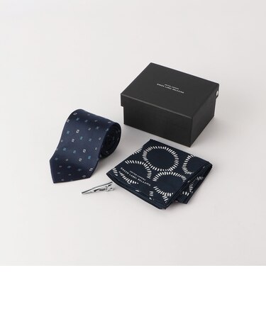 ネクタイ ハンカチ ネクタイピン 3点セット ギフトボックス