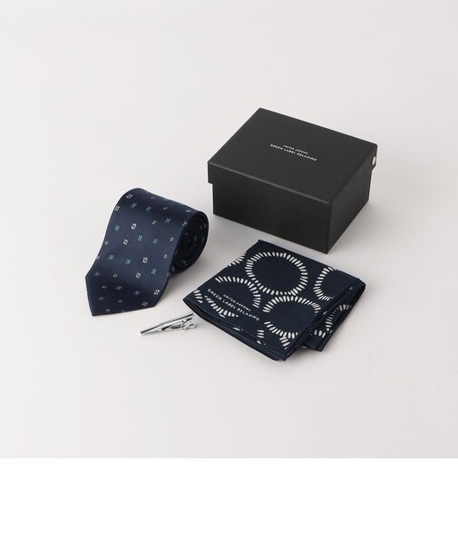 ネクタイ ハンカチ ネクタイピン 3点セット ギフトボックス
