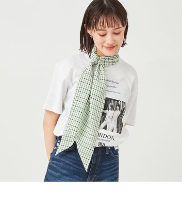 プリント ボウタイ スカーフ