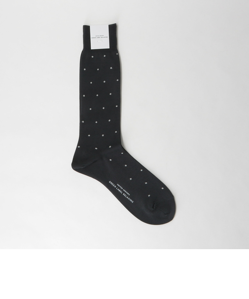 シルケット ドット ドレスソックス