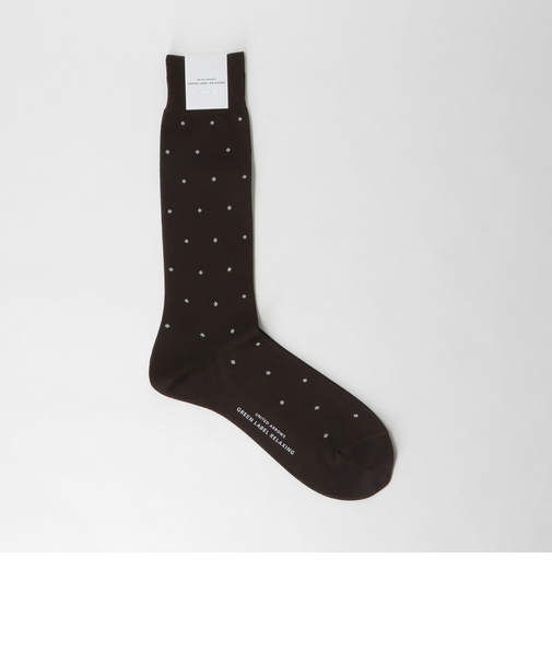 シルケット ドット ドレスソックス