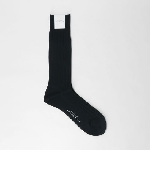 シルケット リブ ソックス