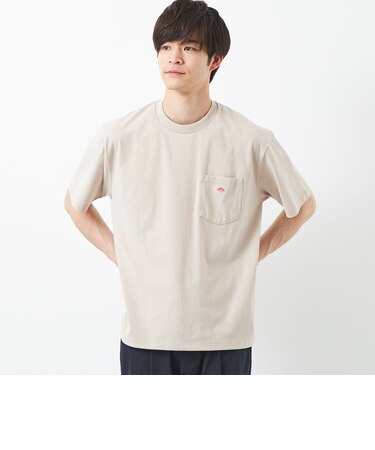 ＜DANTON＞ロゴ ポケット ソリッド Tシャツ
