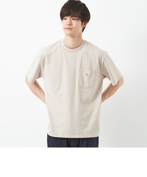 ＜DANTON＞ロゴ ポケット ソリッド Tシャツ